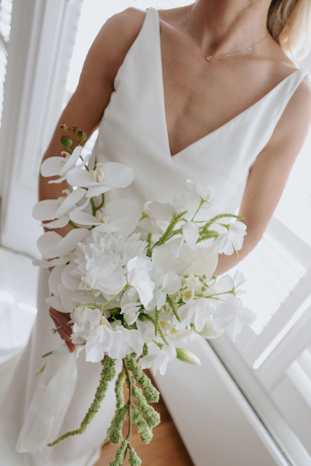 Modern Muse Cascade Bridal Bouquet