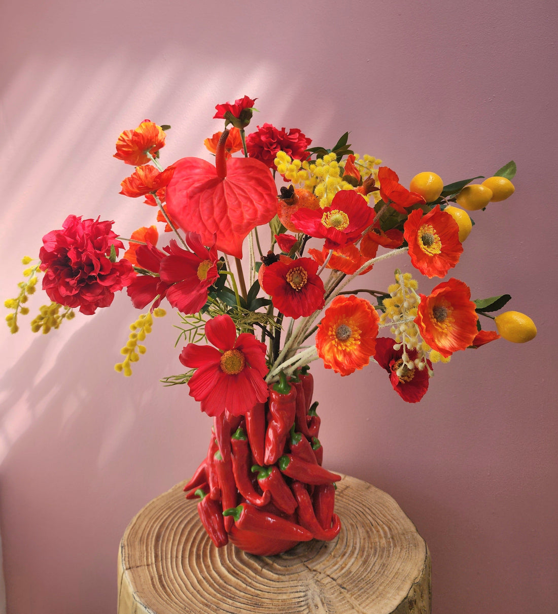 Mixing Colours and Textures with Silk Flowers for a Luxe Look