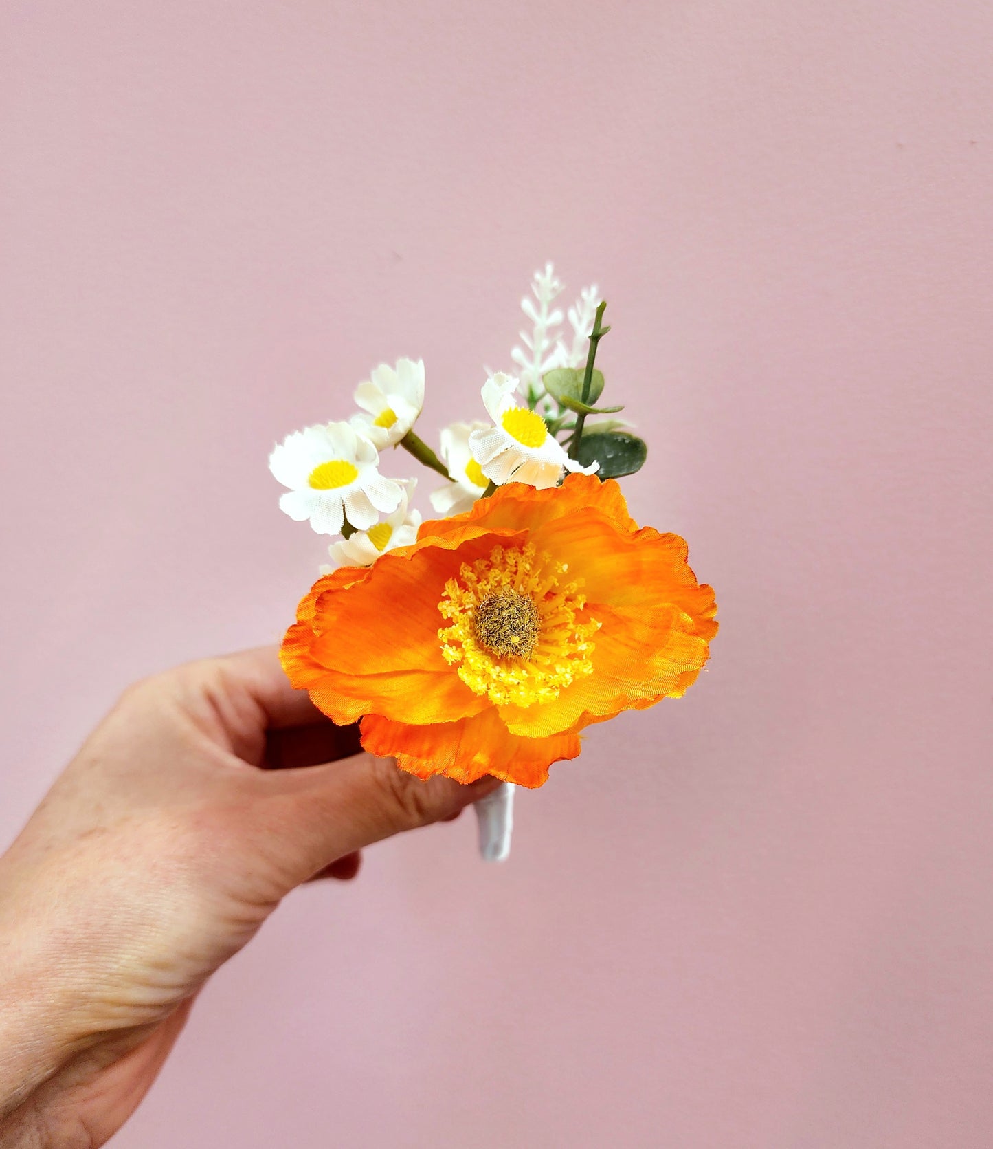 Poppy Love Buttonhole