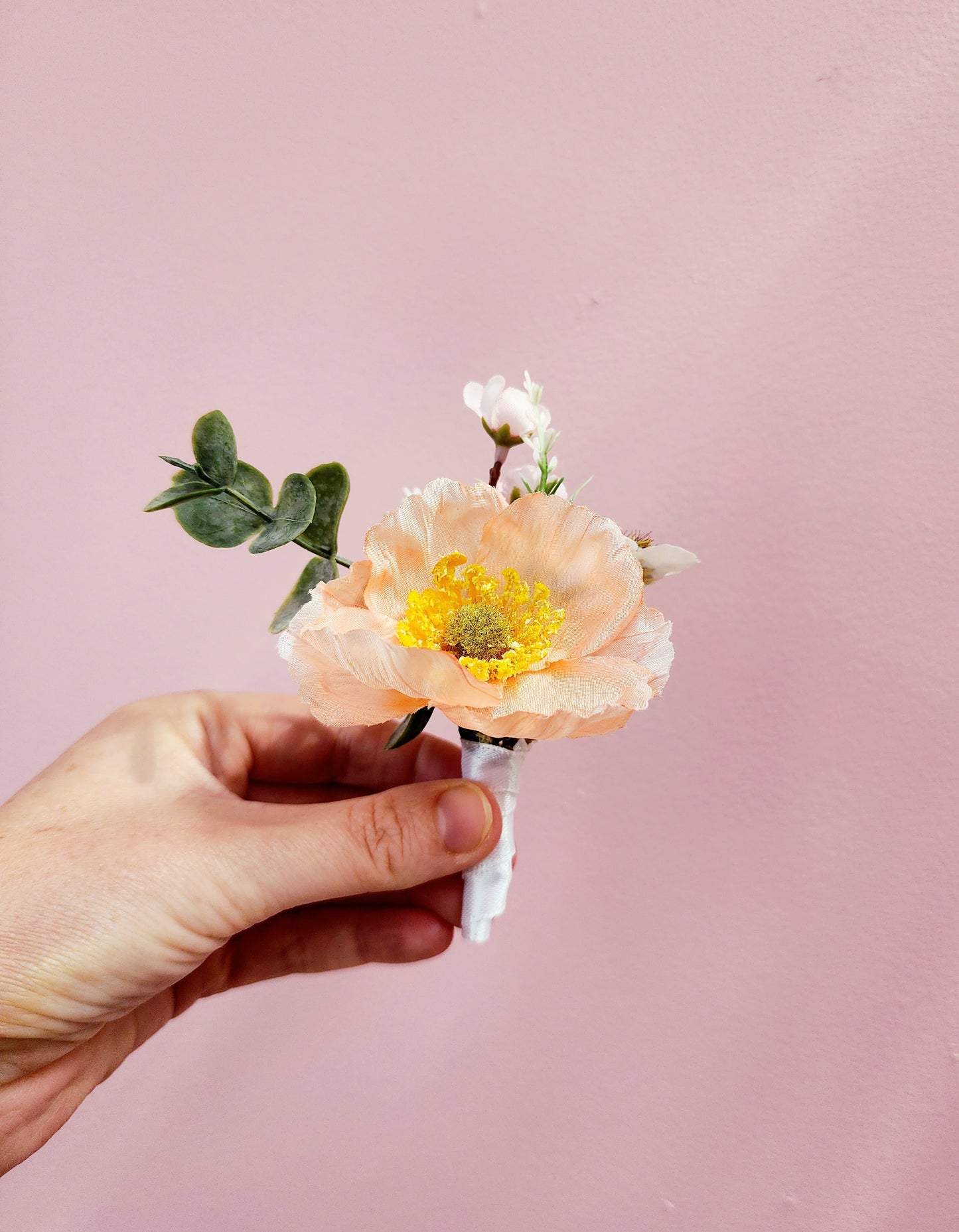 Poppy Love Buttonhole