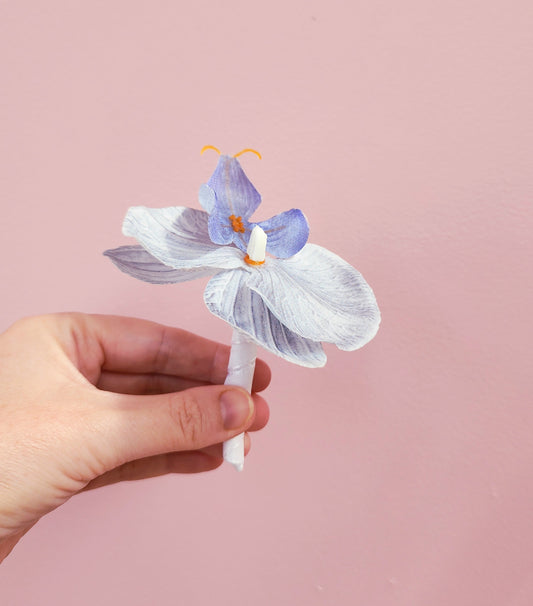 Orchid Buttonhole