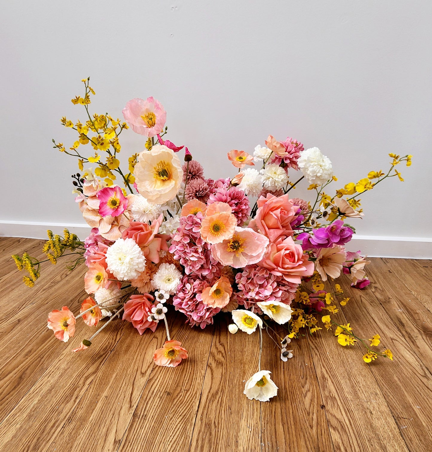 Blooming Beautiful Plinth Arrangement