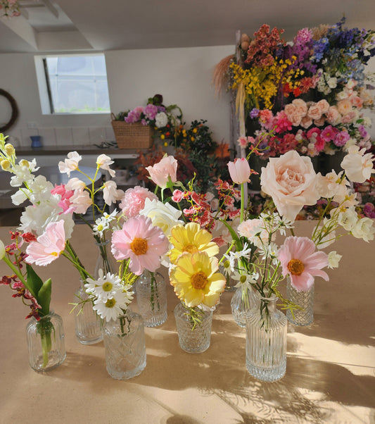 Bud Vase & Flower Sets