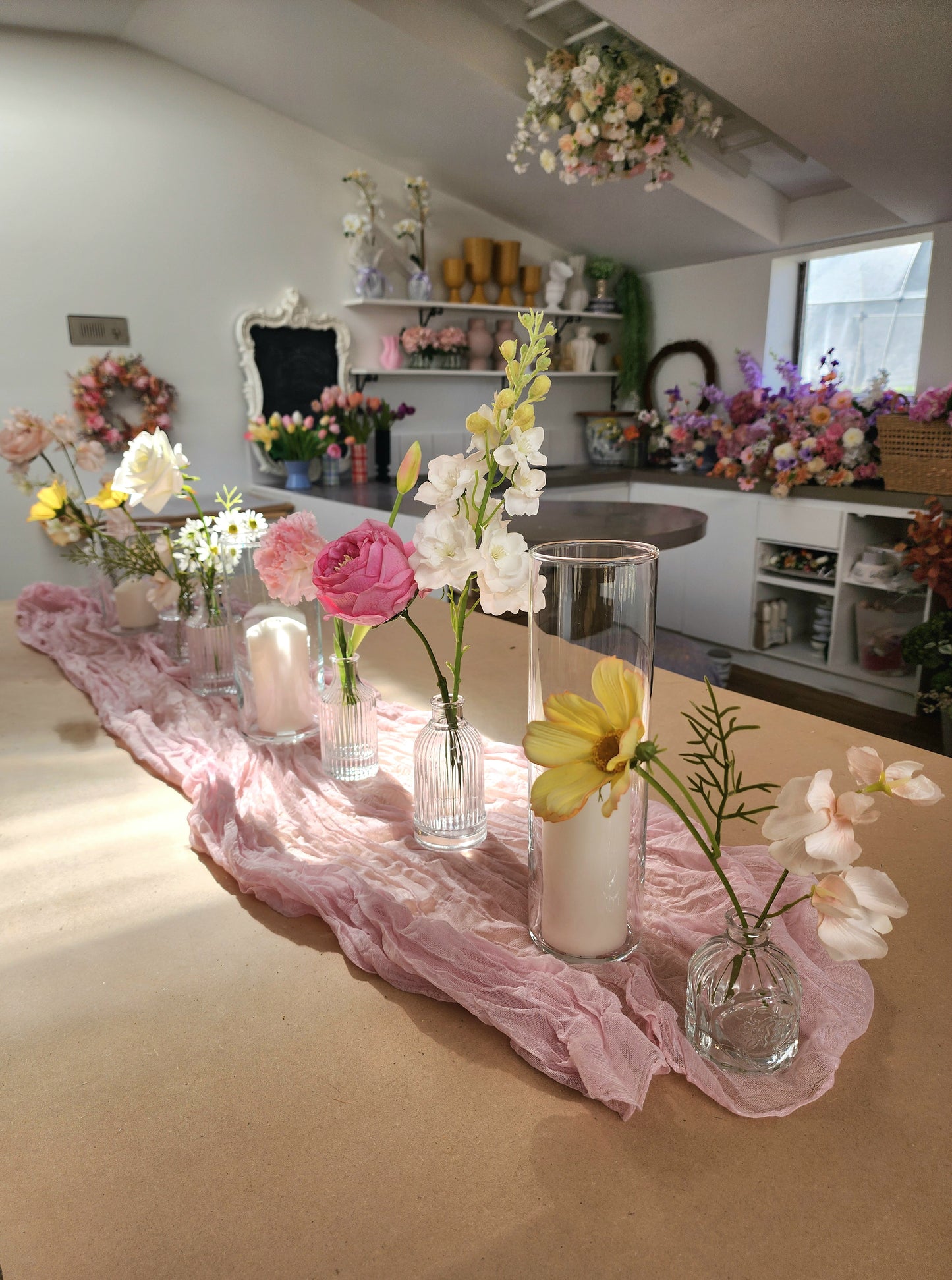 Bud Vase & Flower Sets