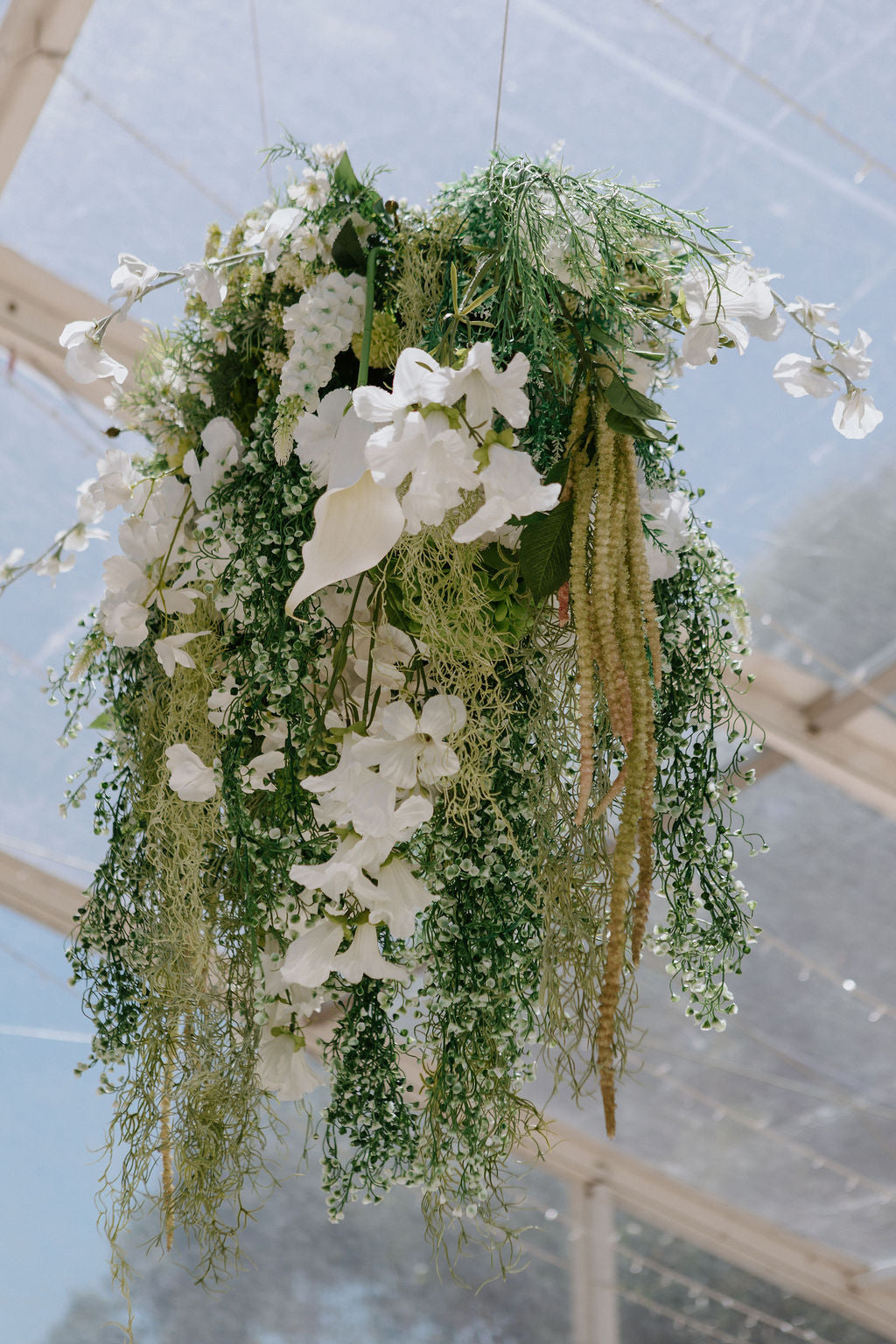 Modern Muse Hanging Floral Installation