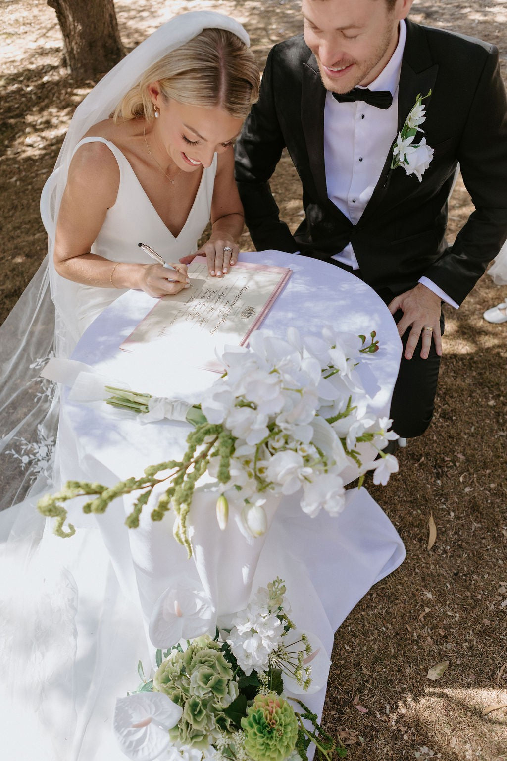 Modern Muse Cascade Bridal Bouquet